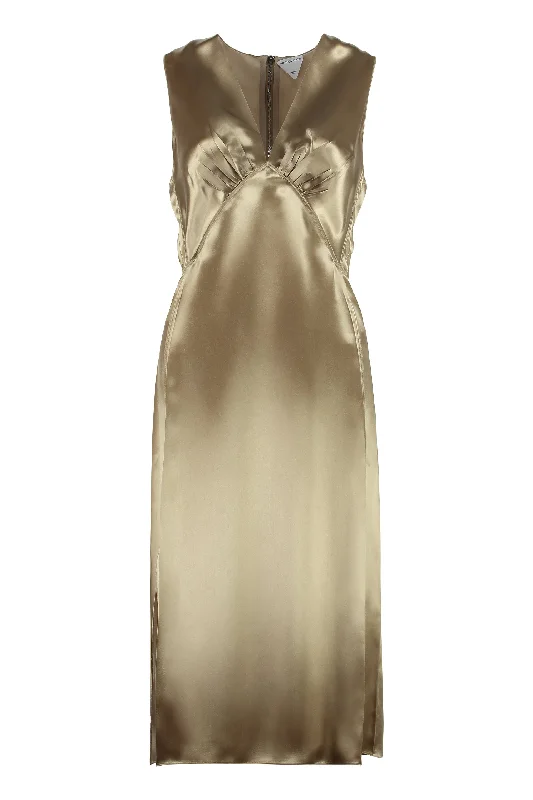 FLUID SATIN DRESS