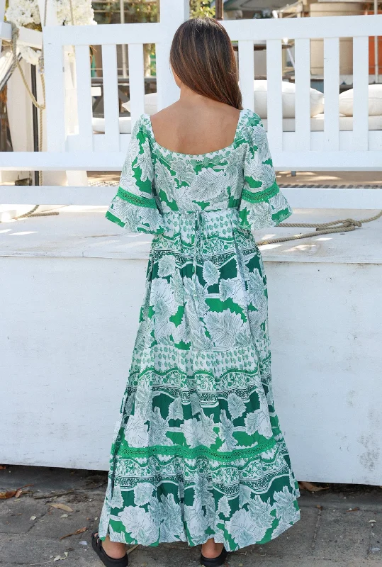 Amara Maxi Dress - Green