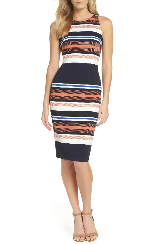 Stripe Bodycon Dress