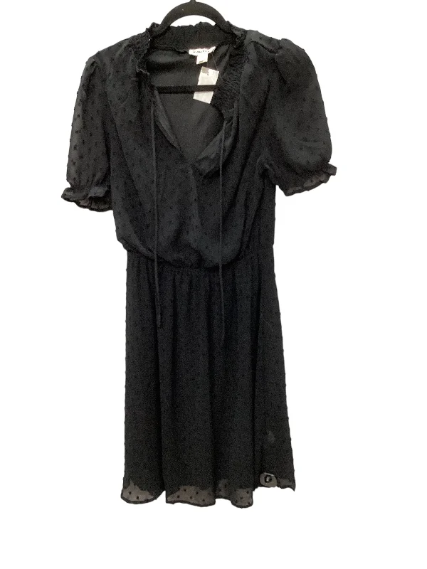 Black Dress Casual Maxi Monteau, Size L