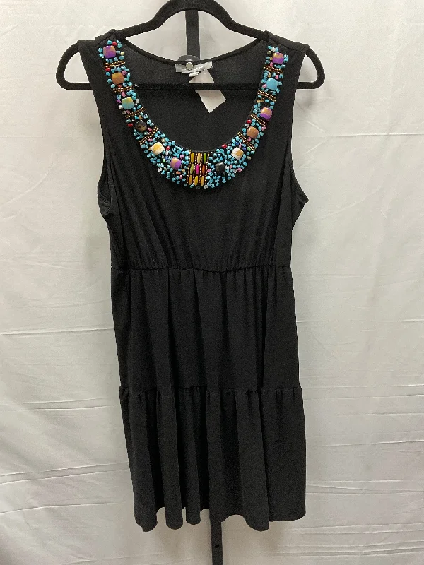 Black Dress Casual Short Ny Collection, Size L