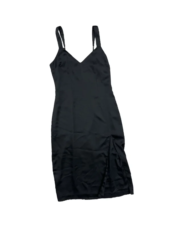 Black Dress Party Midi Abercrombie And Fitch, Size S