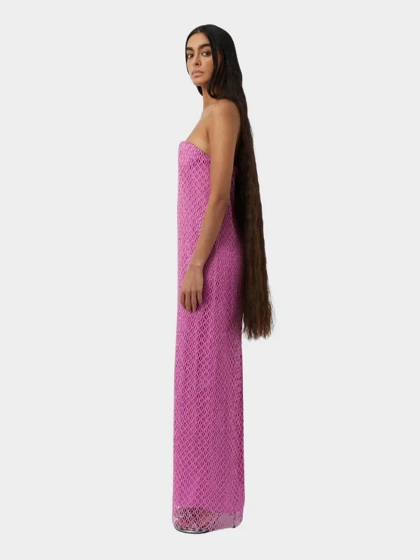 Sinclar Lace Dress - Magenta