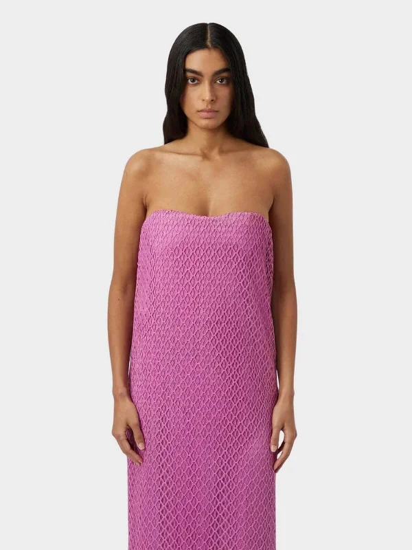 Sinclar Lace Dress - Magenta