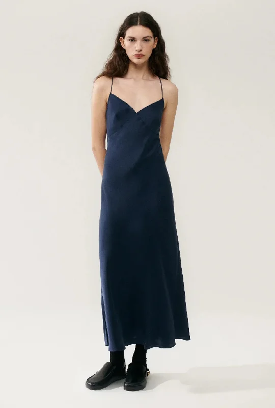 DECO ROULEAU DRESS MIDNIGHT