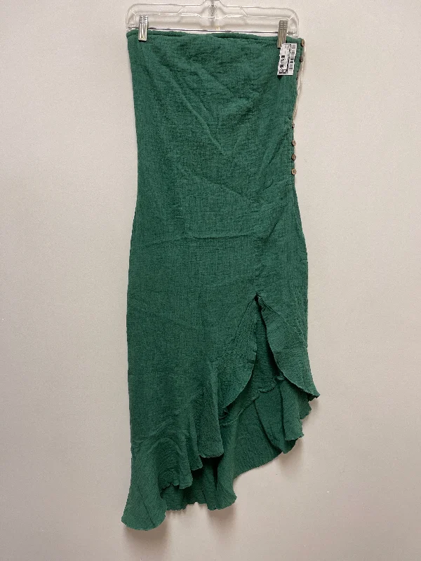 Dress Casual Maxi By Free People In Green, Size: M