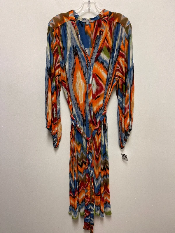 Dress Casual Maxi By Ny Collection In Multi-colored, Size: Xl