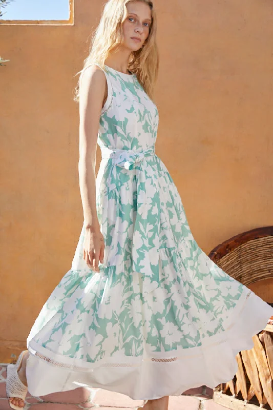 Elise Long Dress <br> -MINT-