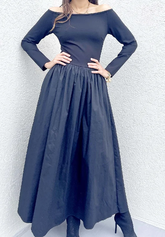 Fifth Avenue Black Maxi Dress