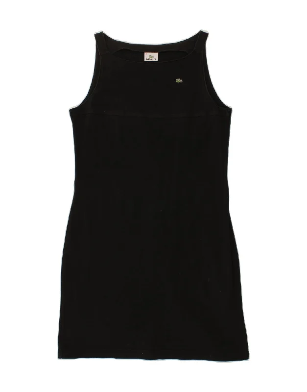 LACOSTE Womens Sleeveless Basic Dress Size 46 XL Black