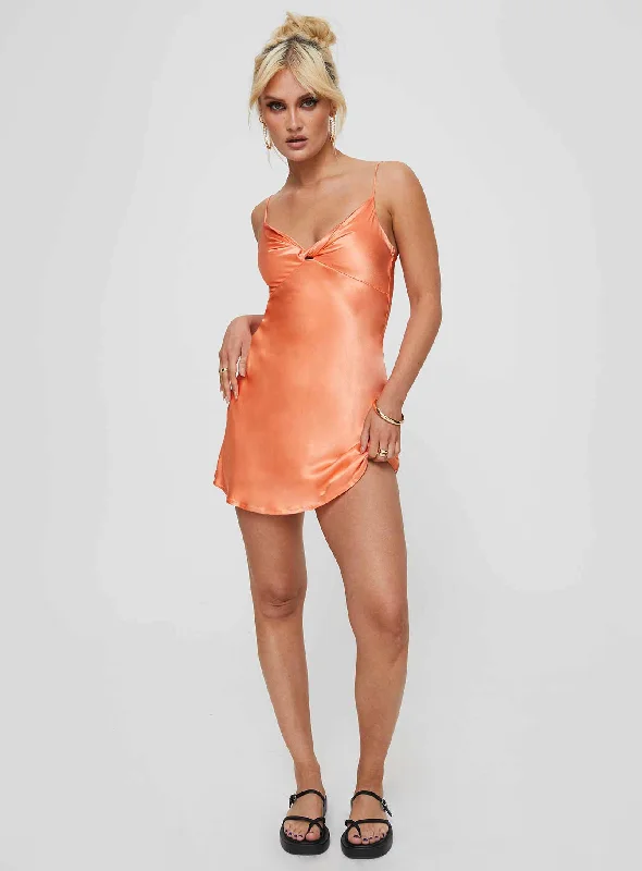 Marilyn Mini Dress Orange