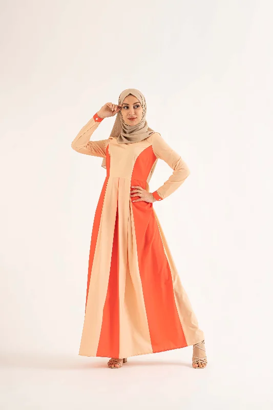 Marsha Maxi Dress -Scarlet Orange