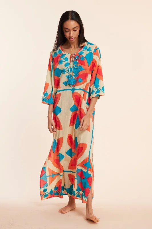 Preorder - Elina Dress in Moroccan Picturesque