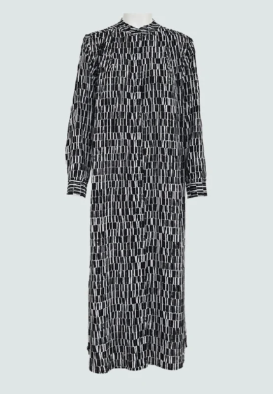 PCPhilippa Maxi Dress - Gray Violet Print