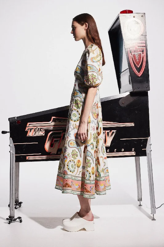 ARCADE MIDI DRESS