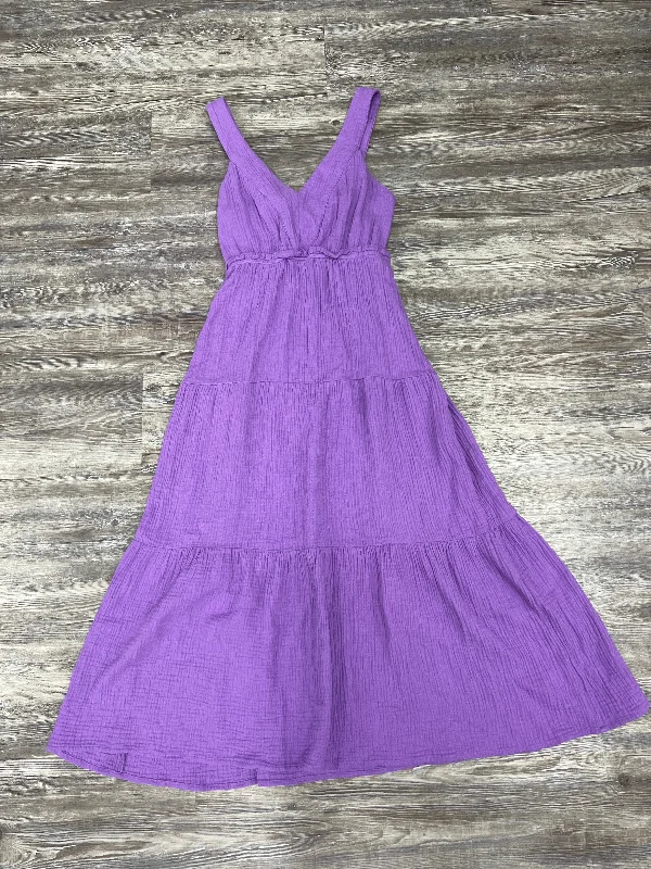 Purple Dress Casual Maxi Steve Madden, Size S